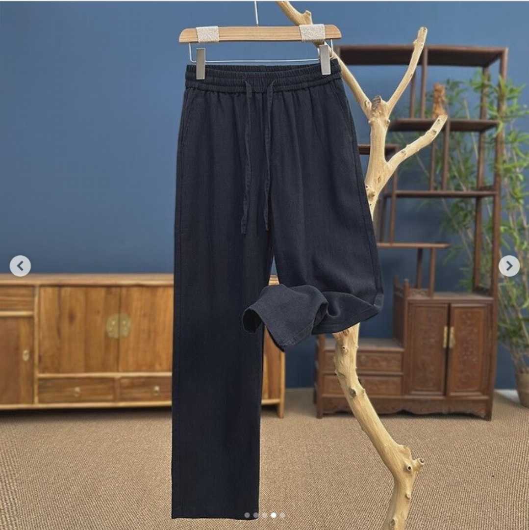 Premium,Cotton,Trouser,For,Men,...,Black