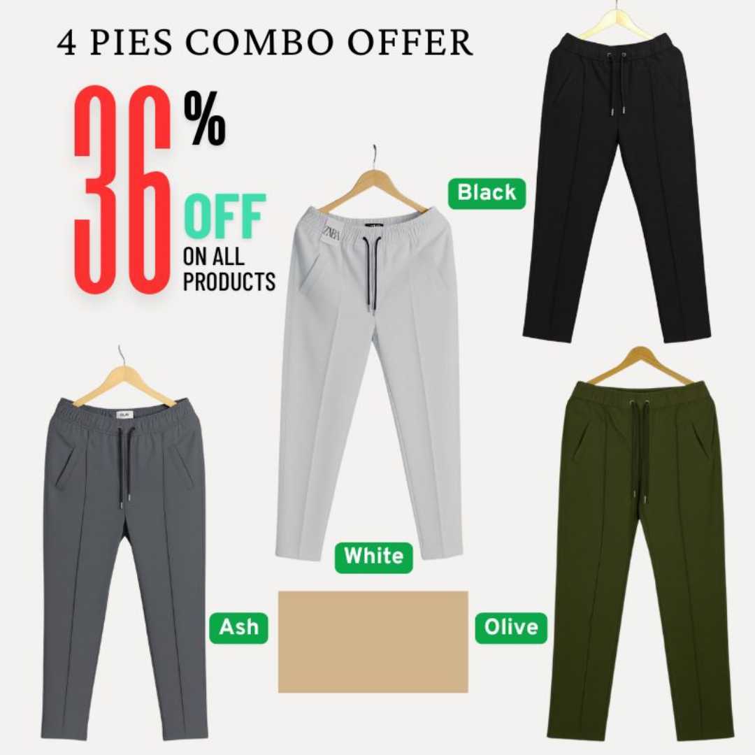 4,Pcs,Formal,Pant,Cutting,Trouser,For,Men
