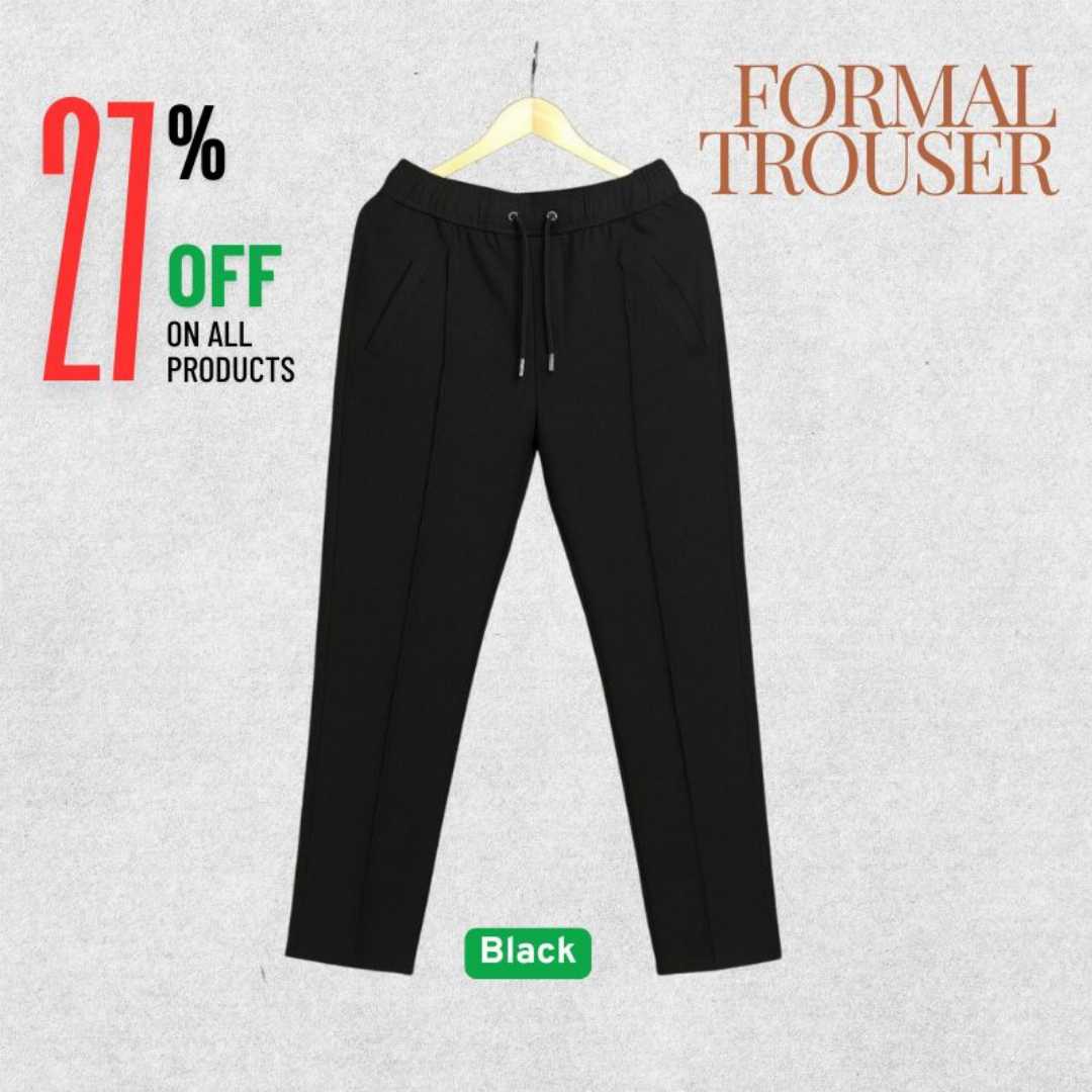 Formal,Pant,Cutting,Trouser,For,Men,(Black)